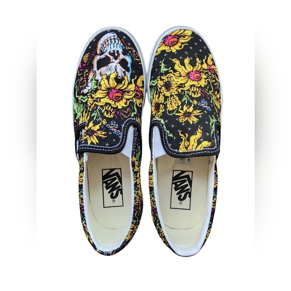 VANS Beauty Skull Mens-6 Womens-7.5